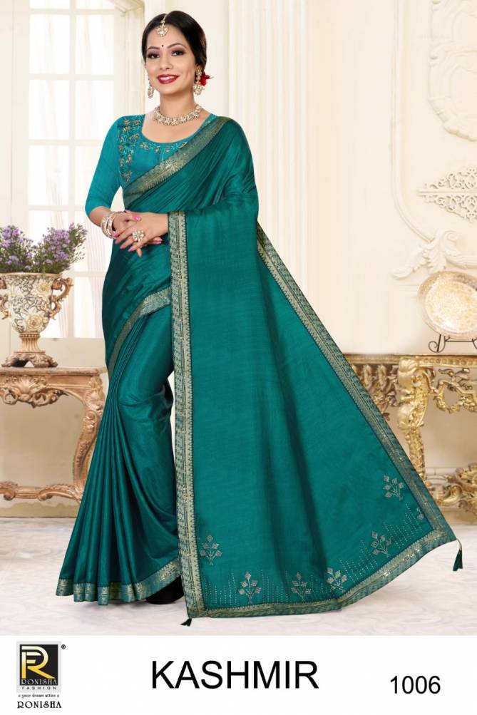 Ronisha Kashmir New Exclusive Wear Silk Latest Designer Saree Collection